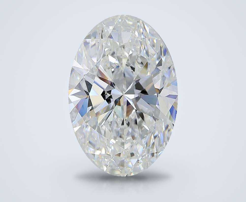 6.53 Carat Oval Lab Diamond