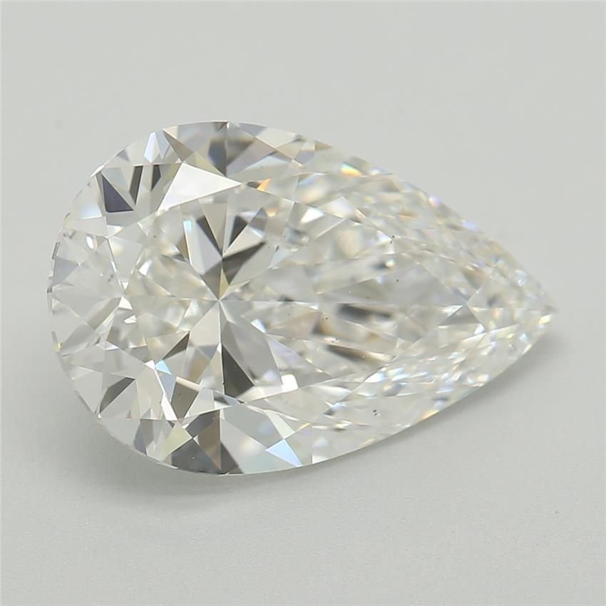 2.56ct E VS2 Rare Carat Ideal Cut Pear Lab Grown Diamond