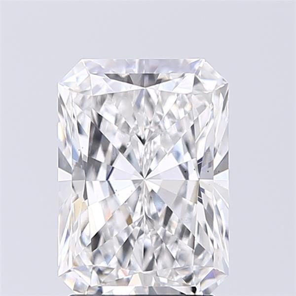 2.04ct D VS2 Rare Carat Ideal Cut Radiant Lab Grown Diamond