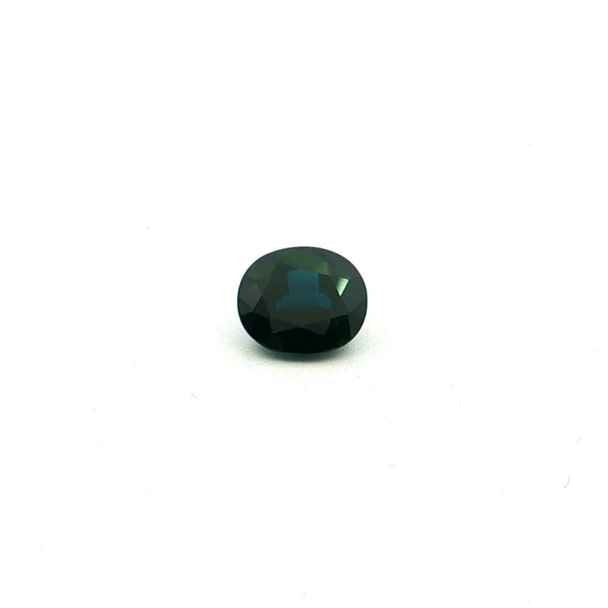 3.86 Carat Blue Oval Sapphire