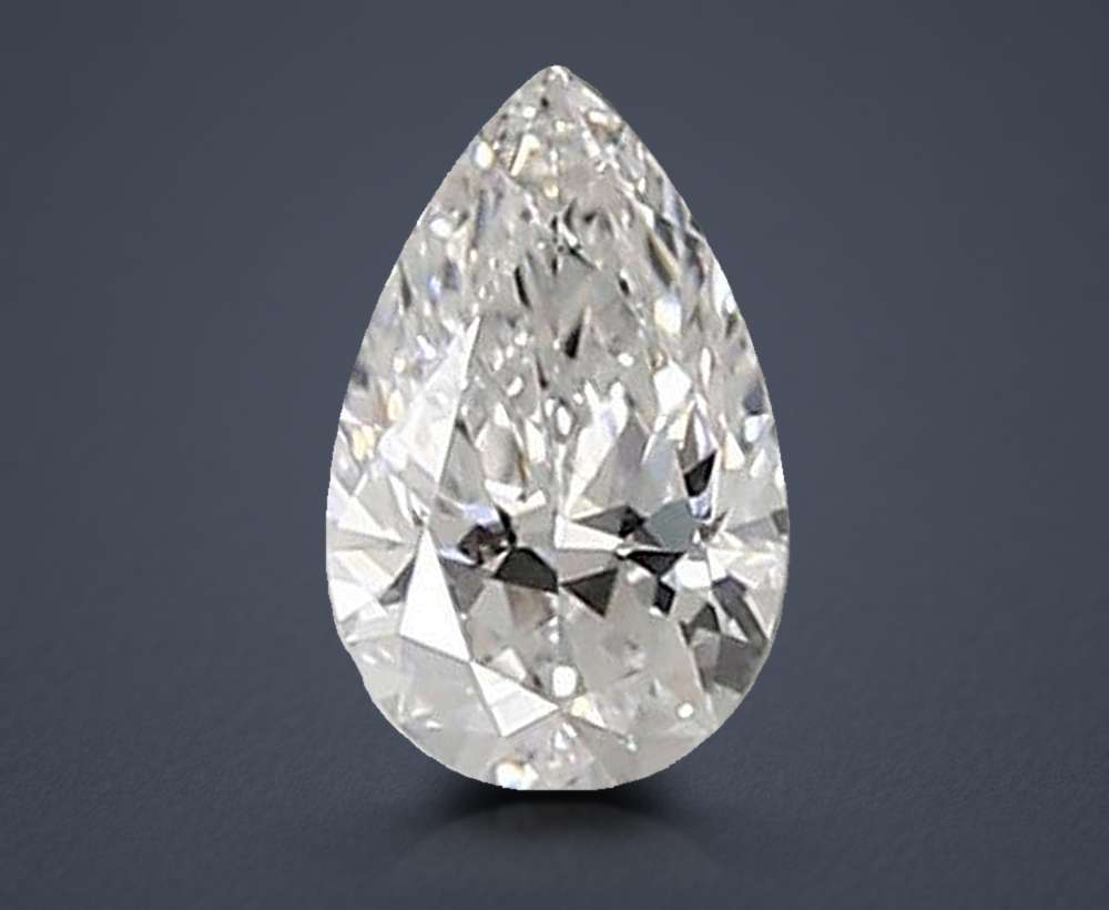 0.49 Carat Pear Lab Diamond