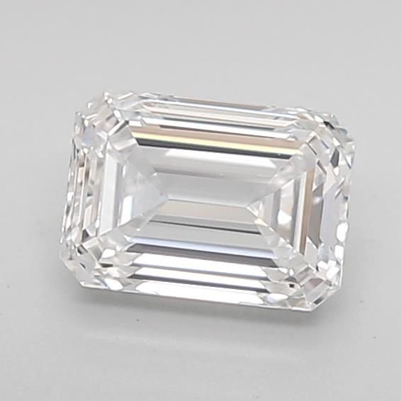 0.98ct D VVS2 Rare Carat Ideal Cut Emerald Lab Grown Diamond