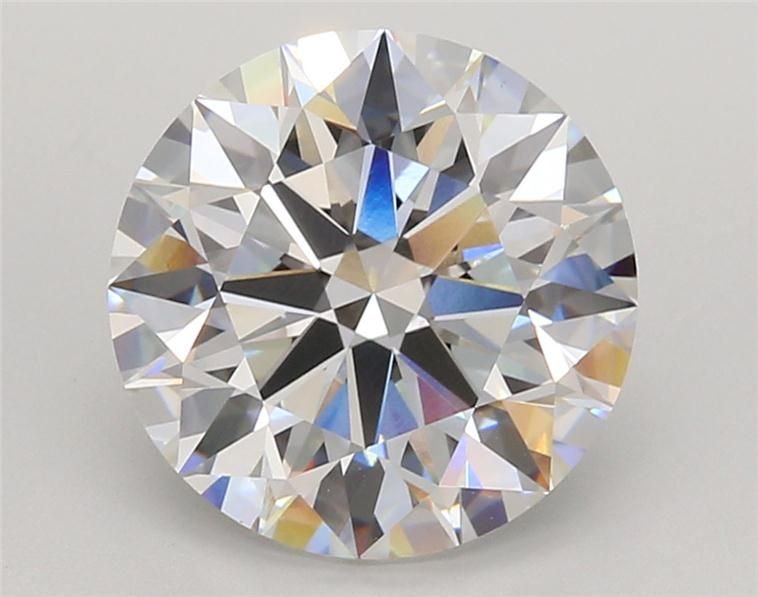 4.08ct E VVS2 Rare Carat Ideal Cut Round Lab Grown Diamond