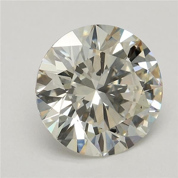 2.51ct K SI1 Excellent Cut Round Lab Grown Diamond