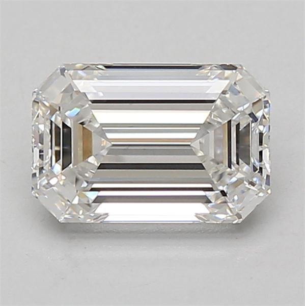 1.78ct F VS1 Rare Carat Ideal Cut Emerald Lab Grown Diamond