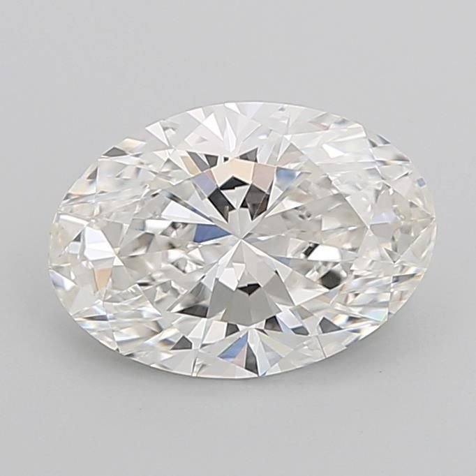 3.02ct F VVS2 Rare Carat Ideal Cut Oval Lab Grown Diamond