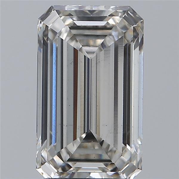 2.20ct H VS2 Rare Carat Ideal Cut Emerald Lab Grown Diamond