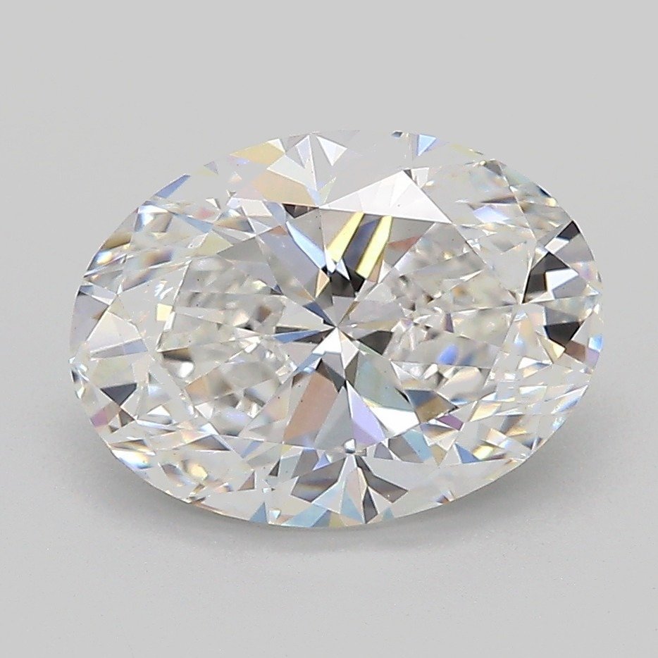 2.88ct E VS1 Rare Carat Ideal Cut Oval Lab Grown Diamond