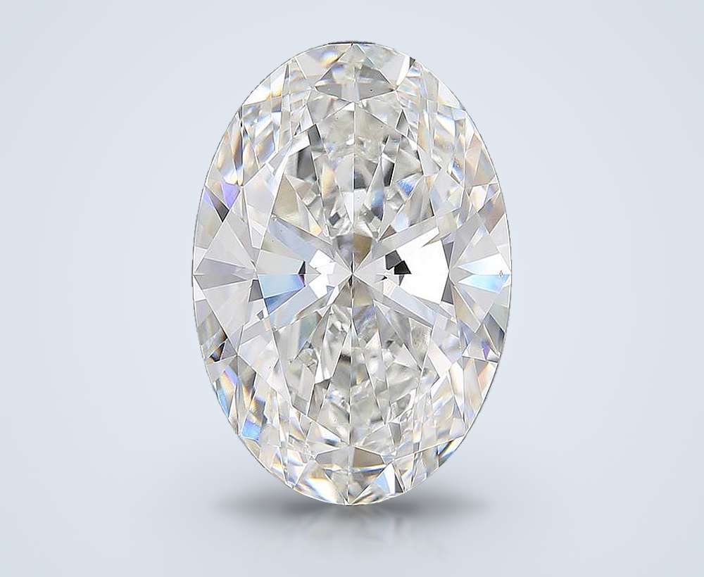 12.04 Carat Oval Lab Diamond