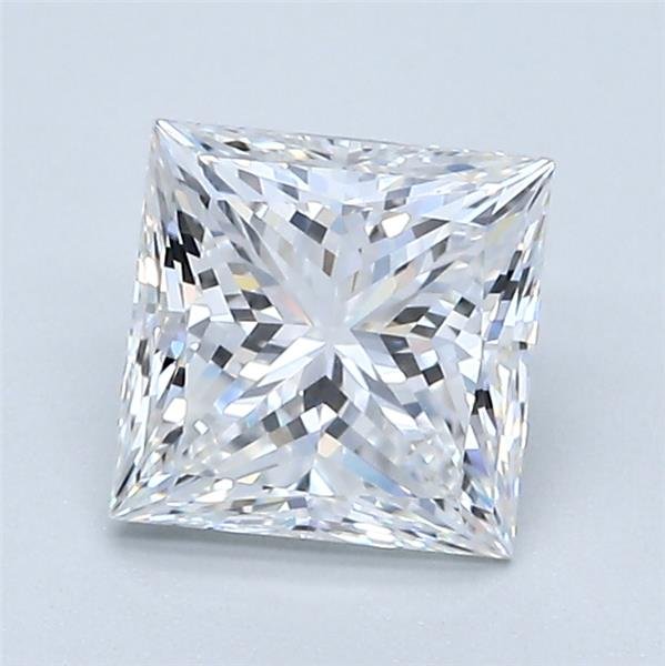 1.30ct E VVS2 Rare Carat Ideal Cut Princess Diamond