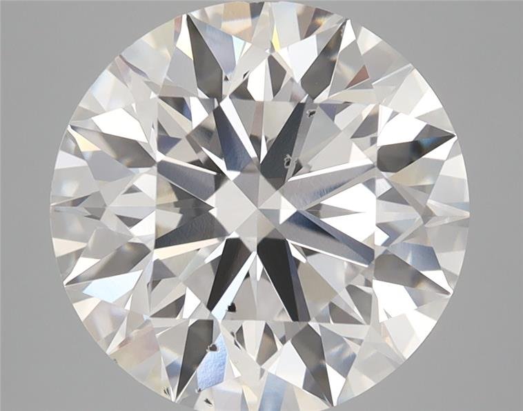 5.25ct F SI1 Rare Carat Ideal Cut Round Lab Grown Diamond