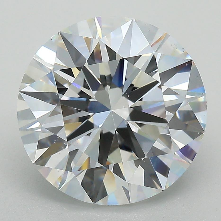 5.09ct F SI1 Excellent Cut Round Lab Grown Diamond