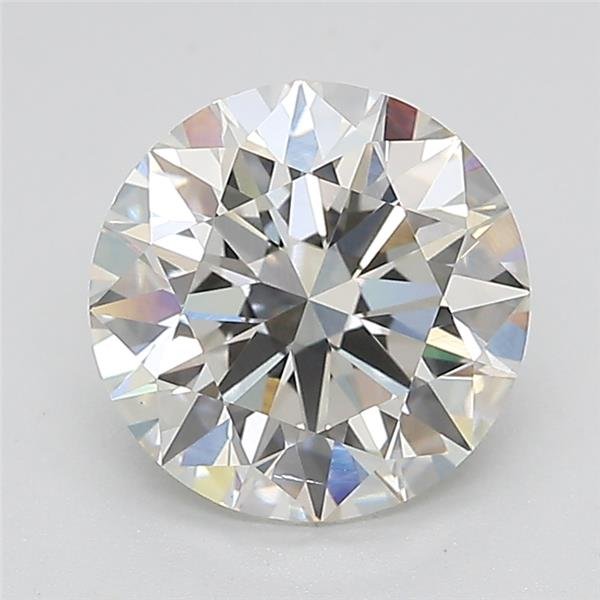 2.13ct F VS2 Rare Carat Ideal Cut Round Lab Grown Diamond