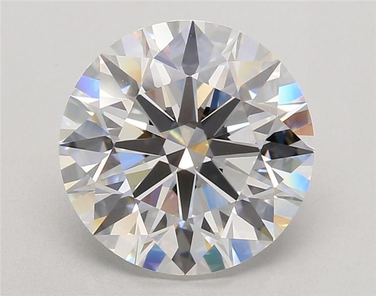 4.58ct F VVS2 Rare Carat Ideal Cut Round Lab Grown Diamond