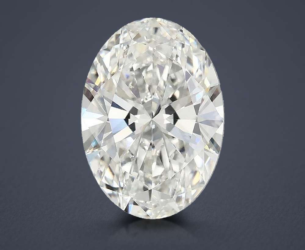 3.92 Carat Oval Lab Diamond
