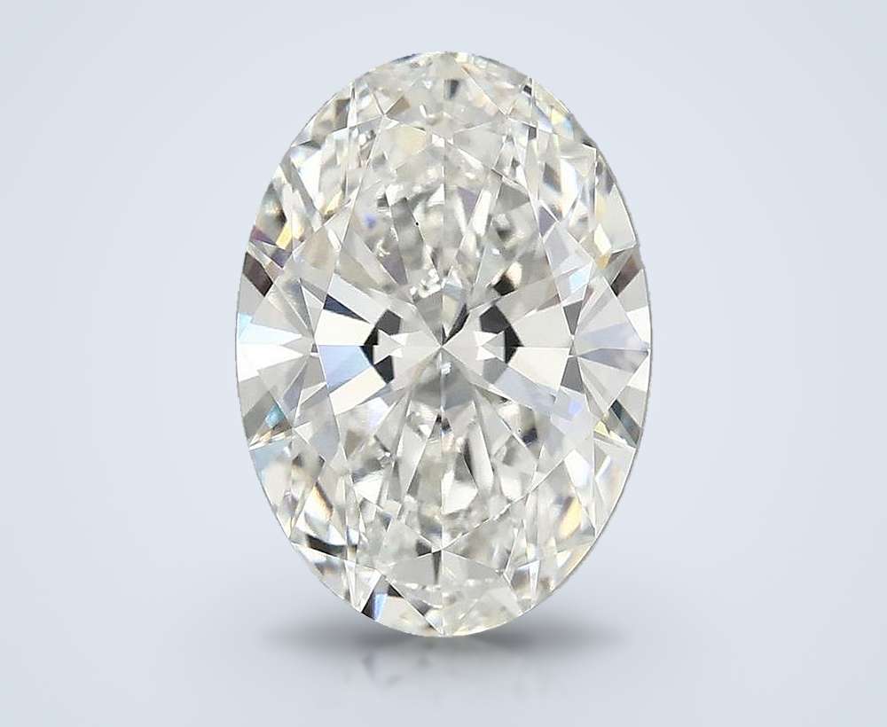 3.92 Carat Oval Lab Diamond
