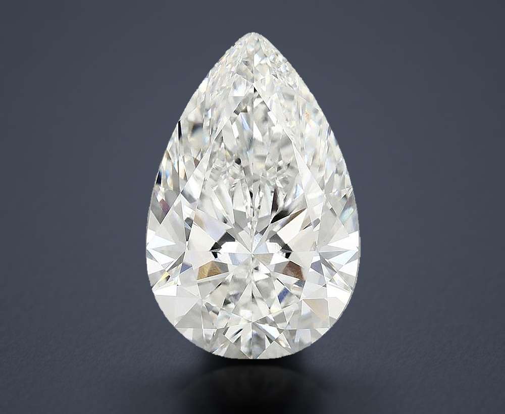 8.81 Carat Pear Lab Diamond