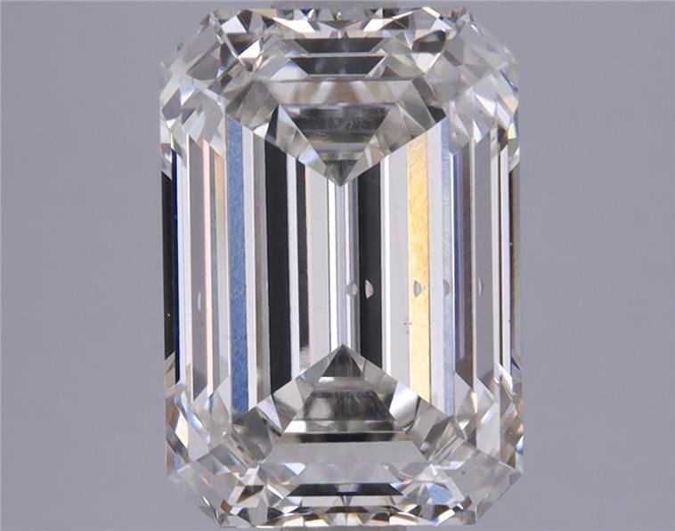 3.03ct I VS2 Rare Carat Ideal Cut Emerald Lab Grown Diamond