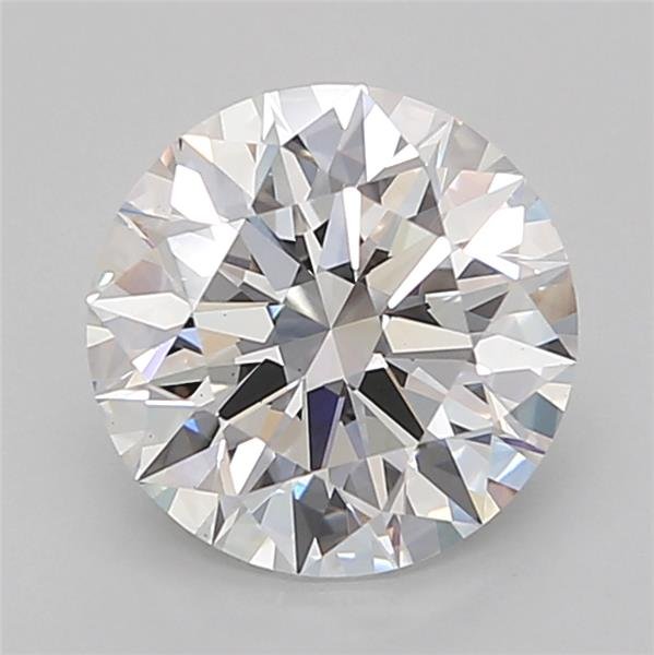2.55ct D VS2 Ideal Cut Round Lab Grown Diamond