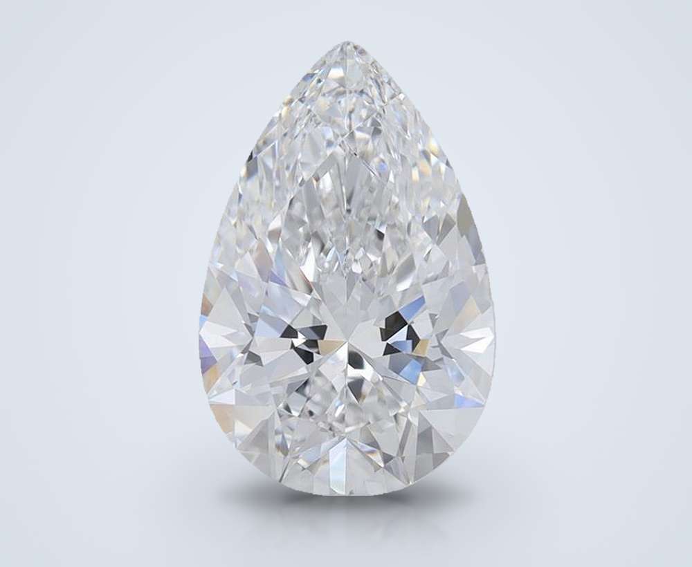 3.54 Carat Pear Lab Diamond