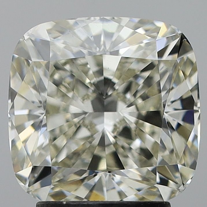 3.23ct J VS2 Rare Carat Ideal Cut Cushion Lab Grown Diamond