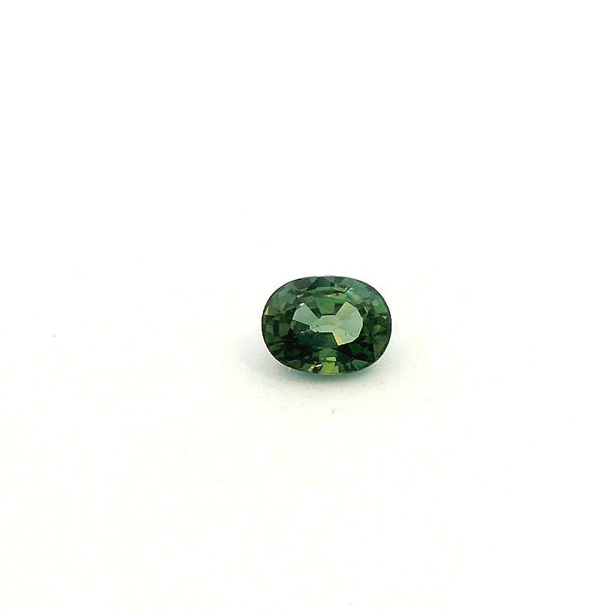 1.50 Carat Teal Oval Sapphire