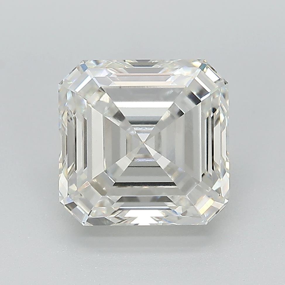 3.14ct H VS1 Rare Carat Ideal Cut Asscher Lab Grown Diamond