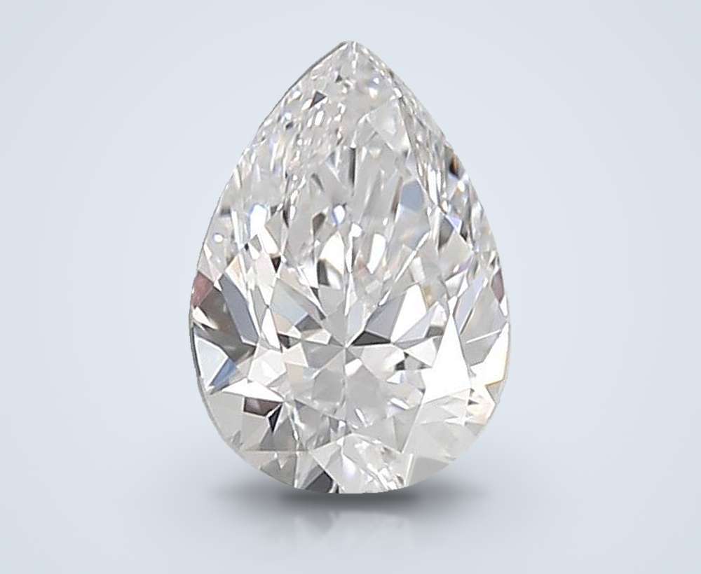 1.00 Carat Pear Lab Diamond
