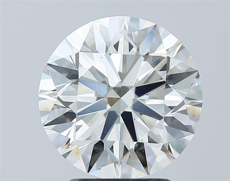 3.01ct G IF Rare Carat Ideal Cut Round Diamond