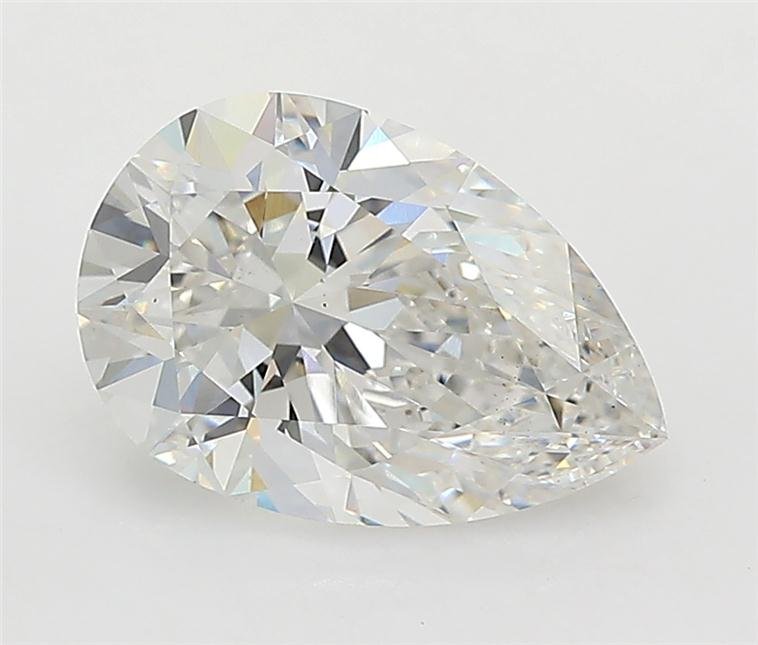 2.71ct F VS2 Rare Carat Ideal Cut Pear Lab Grown Diamond