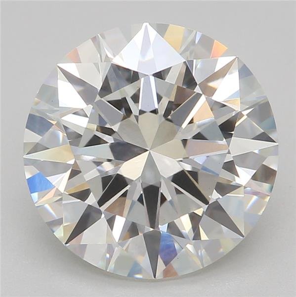 2.43ct G VVS2 Excellent Cut Round Lab Grown Diamond