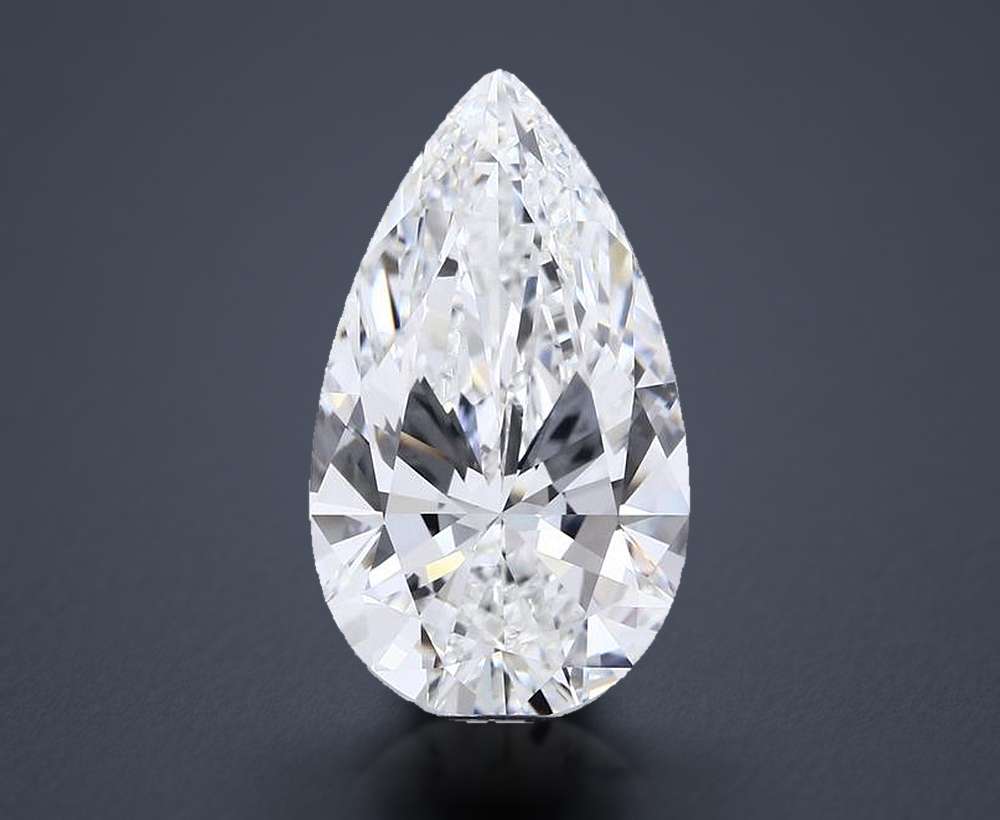6.30 Carat Pear Lab Diamond
