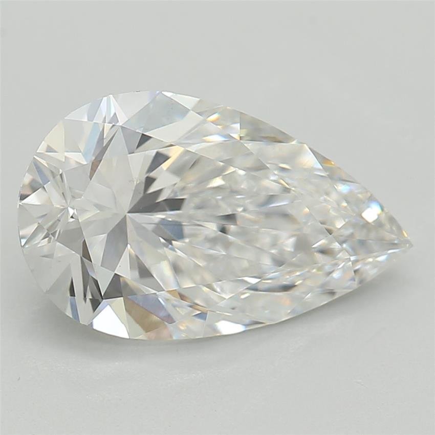 1.37ct D VS2 Very Good Cut Pear Lab Grown Diamond