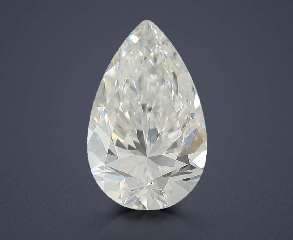 1.37 Carat Pear Lab Diamond
