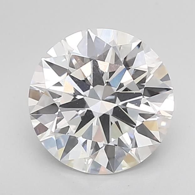 2.86ct D VS1 Rare Carat Ideal Cut Round Lab Grown Diamond