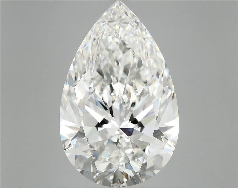 11.40ct F VVS2 Rare Carat Ideal Cut Pear Lab Grown Diamond