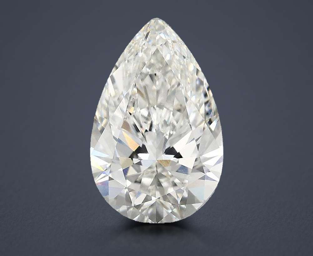 2.80 Carat Pear Lab Diamond