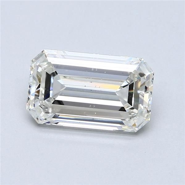 2.50ct H VS2 Rare Carat Ideal Cut Emerald Diamond