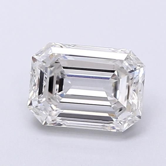 1.25ct F VS1 Rare Carat Ideal Cut Emerald Lab Grown Diamond