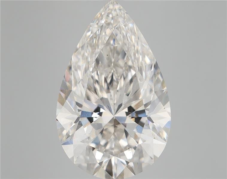 6.86ct G VS1 Rare Carat Ideal Cut Pear Lab Grown Diamond