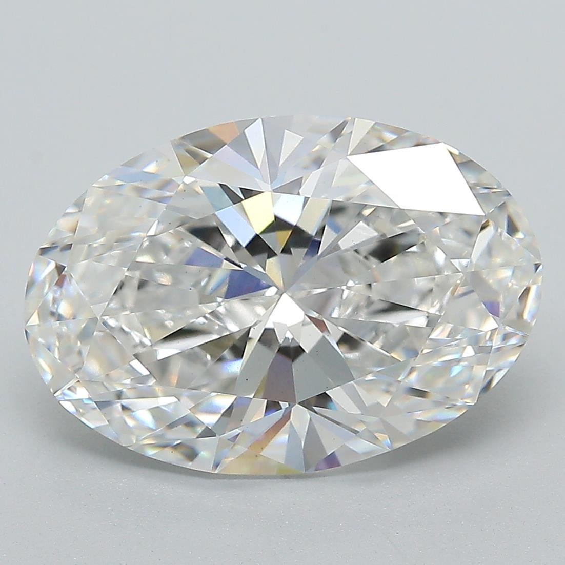 5.30ct E VS1 Rare Carat Ideal Cut Oval Lab Grown Diamond