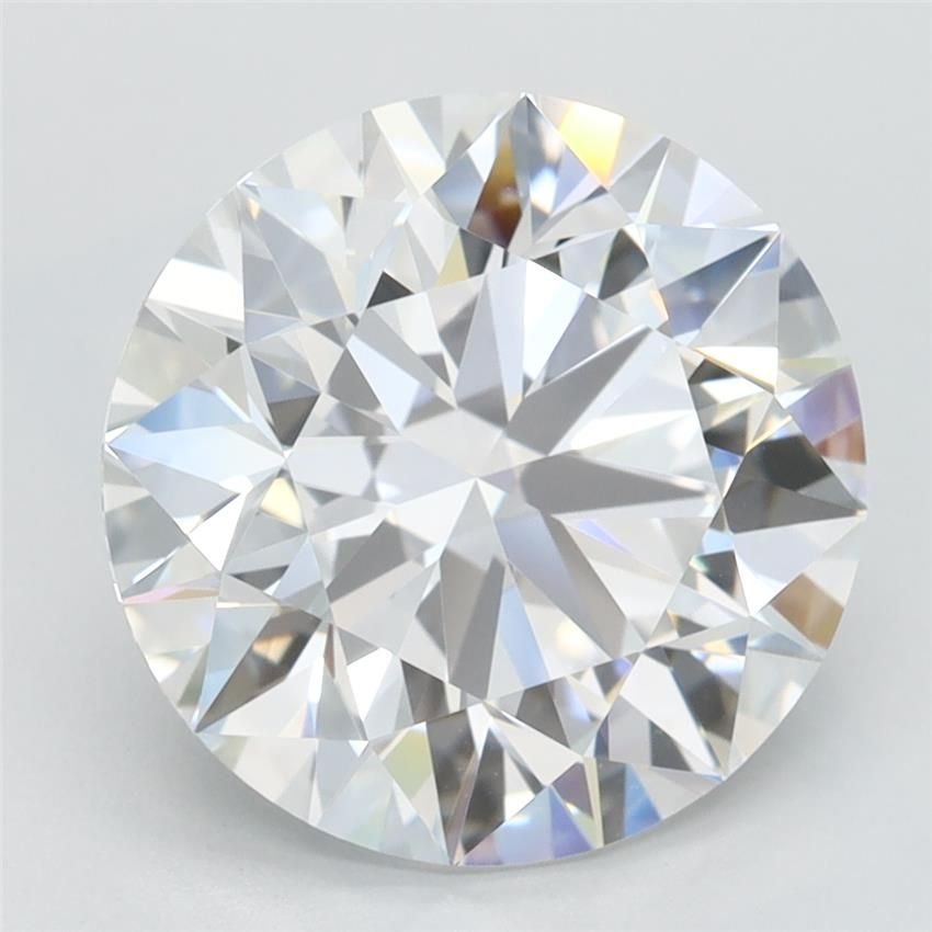 4.20ct D VVS2 Rare Carat Ideal Cut Round Lab Grown Diamond