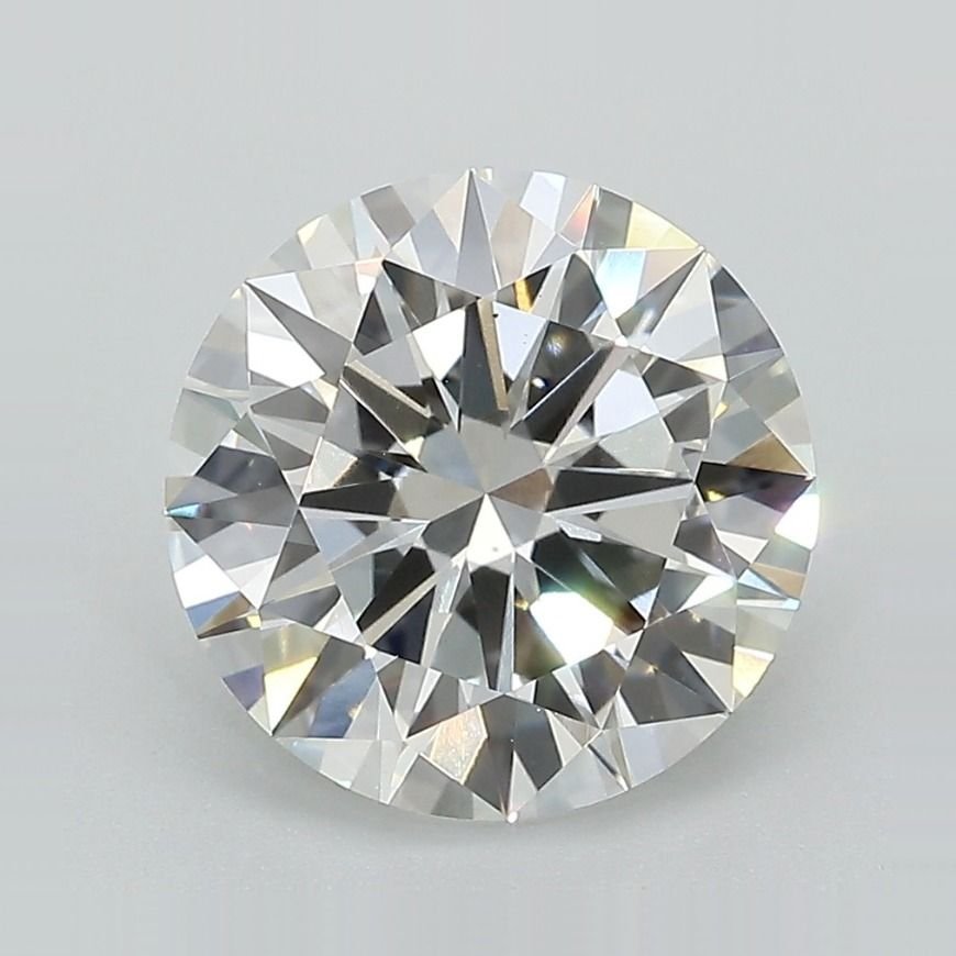 3.29ct F VS1 Excellent Cut Round Lab Grown Diamond