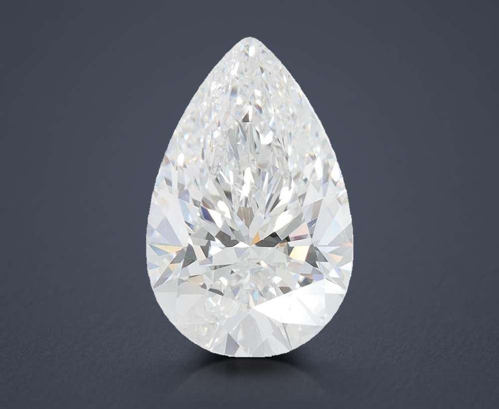 3.00 Carat Pear Lab Diamond