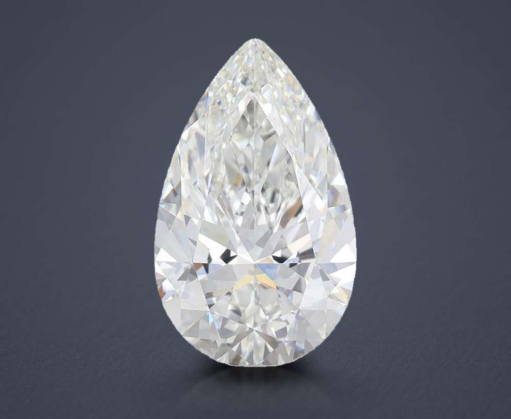 4.74 Carat Pear Lab Diamond