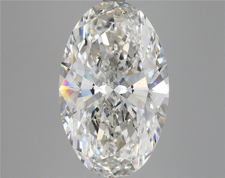 7.26ct G SI1 Rare Carat Ideal Cut Oval Lab Grown Diamond