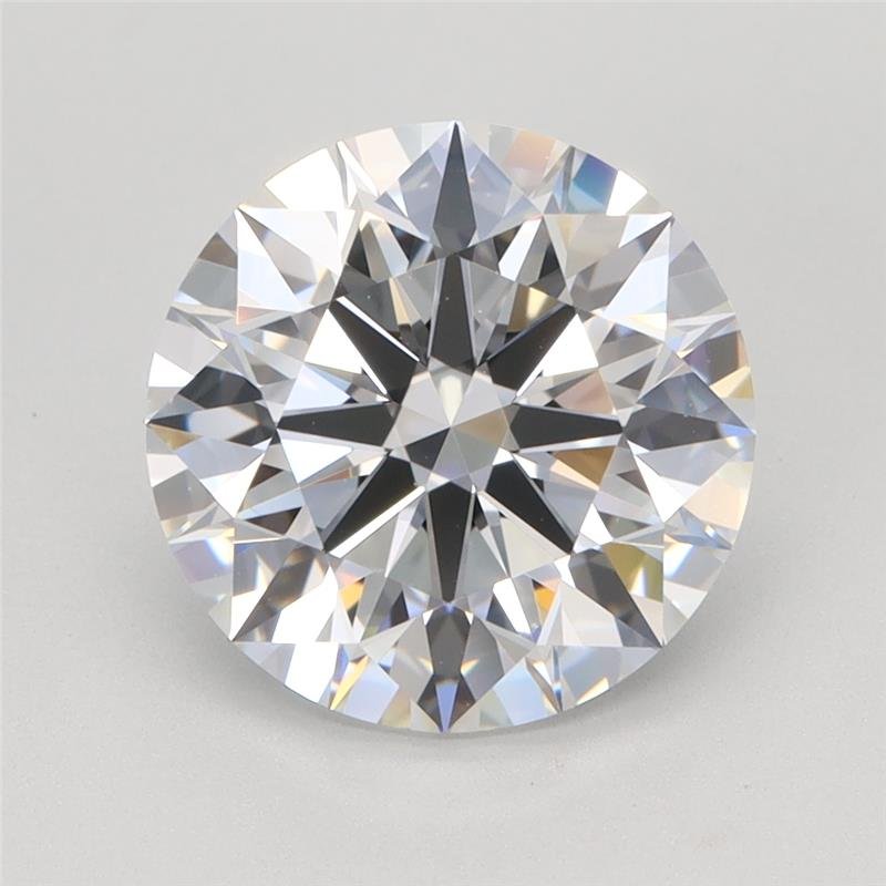 3.21ct D VVS1 Rare Carat Ideal Cut Round Lab Grown Diamond