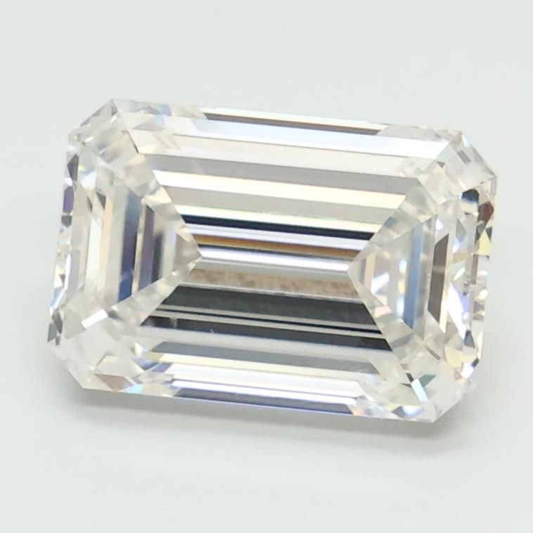 3.01ct G VS1 Rare Carat Ideal Cut Emerald Lab Grown Diamond