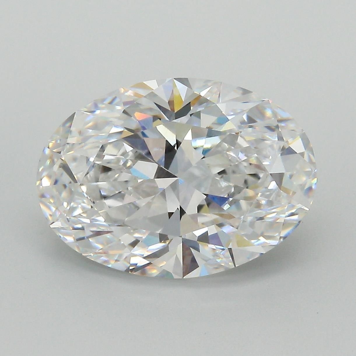 5.70ct D VVS2 Rare Carat Ideal Cut Oval Lab Grown Diamond
