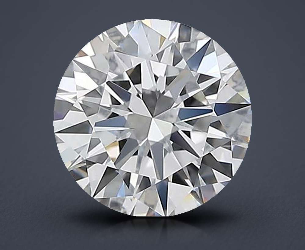 0.67 Carat Round Natural Diamond